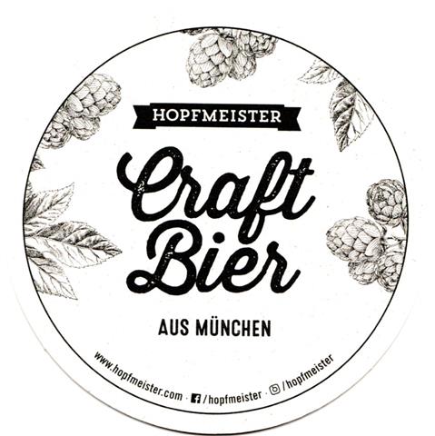 mnchen m-by hopfmeister rund 1a (215-craft bier-schwarz)